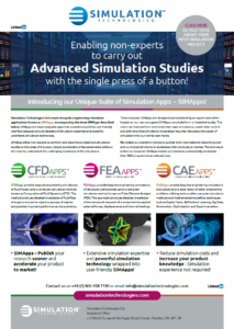 Advanced Simulation Studies Advanced Simulation Studies | Simulation Technologies Ltd